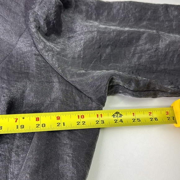 R & M Richards Evening Metallic Grey Fancy Blazer - Picture 11 of 14